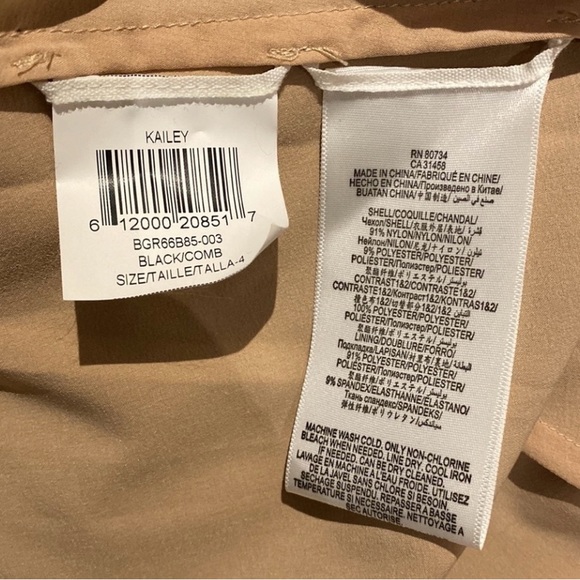 Bcbgmaxazria Kailey Sleeveless A-Line Dress size 04 - Picture 6 of 8